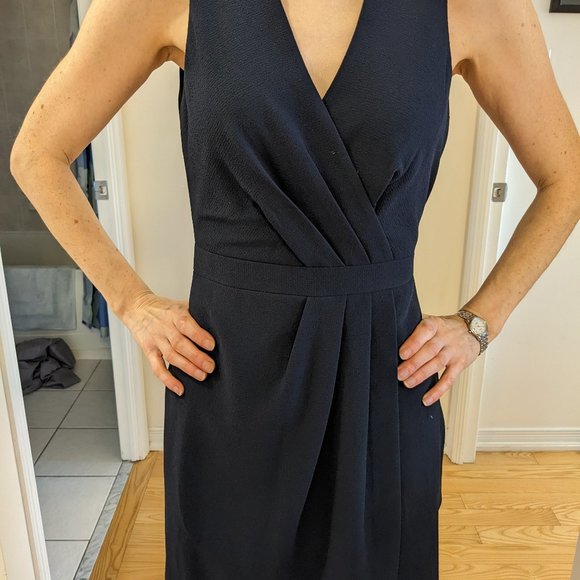 NEVER WORN Winhona Navy Blue Club Monaco Dress, size 0 - Picture 2 of 8